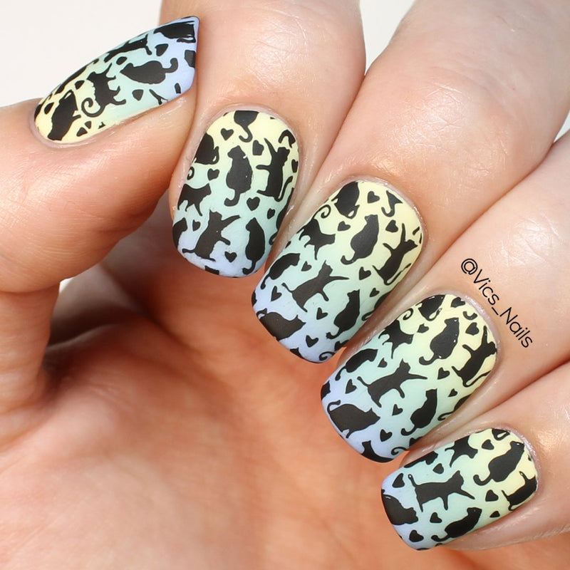 Artist Collab x Vics_Nails stamping plate