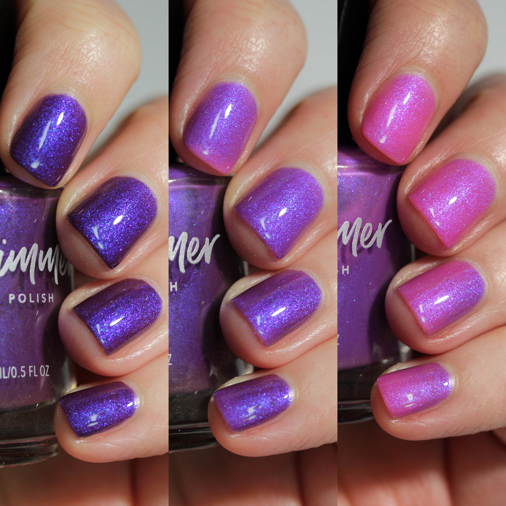 KBShimmer Aft Backwards tri-thermal nail polish Sun's Out Collection