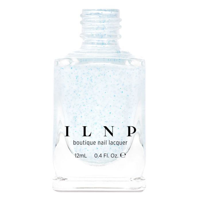 ILNP Shaved Ice CREAMY WHITE SPECKLED NAIL POLISH