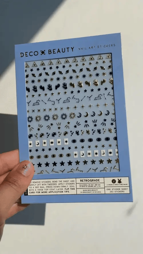 Retrograde Nail Stickers