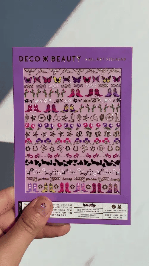 Howdy Nail Stickers