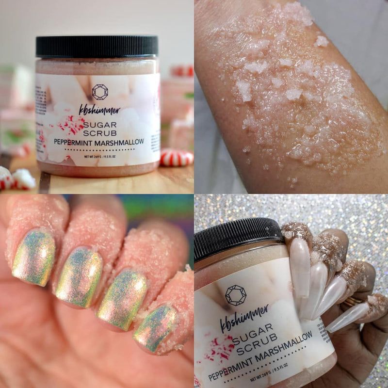 Peppermint Marshmallow Sugar Scrub