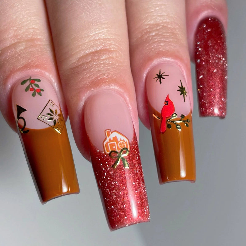 Deco The Halls Nail Stickers