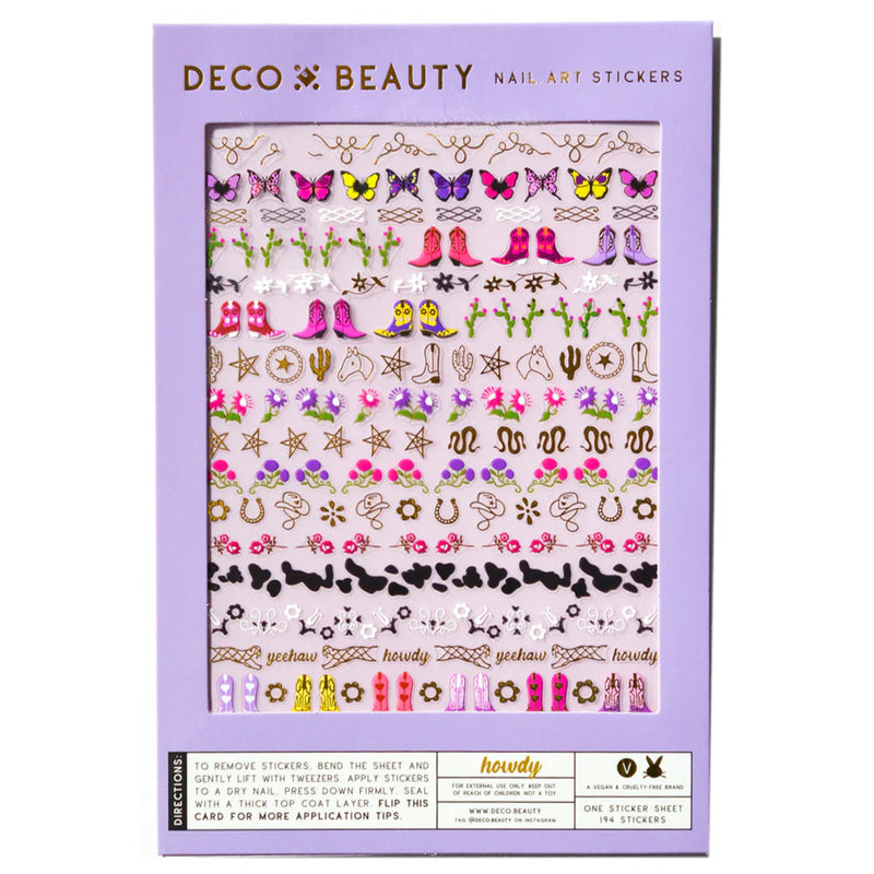 Howdy Nail Stickers