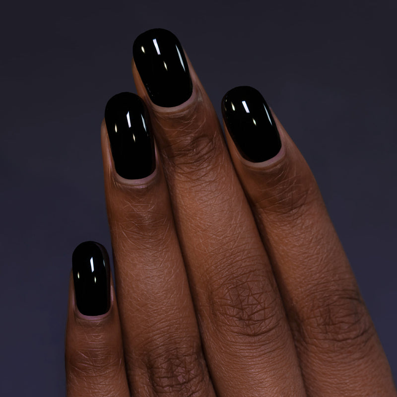 ILNP INK INTENSE JET BLACK CREAM NAIL POLISH