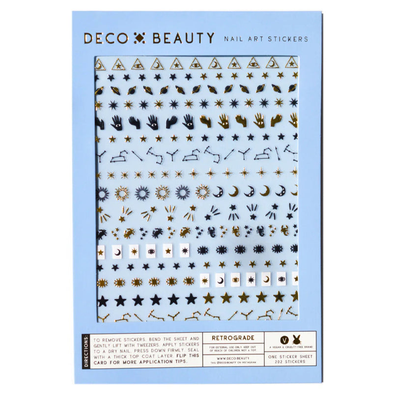 Retrograde Nail Stickers