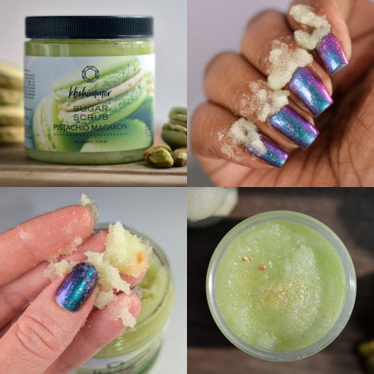 Pistachio Macaron Sugar Scrub