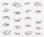 Black Arabesque Water Decals