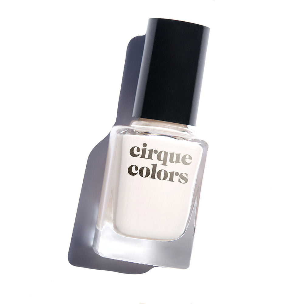 Cirque Colors Linen sheer white nail polish