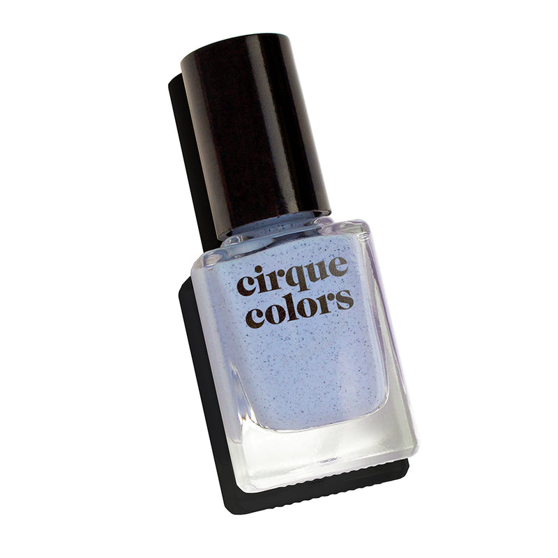 Cirque Colors Robin cornflower blue speckled nail polish