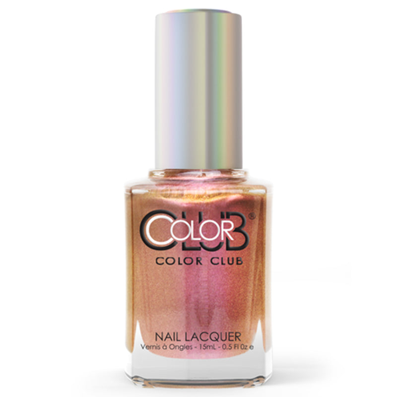 Color Club Sorry, Not Sorry multichrome nail polish Oil Slick Collection