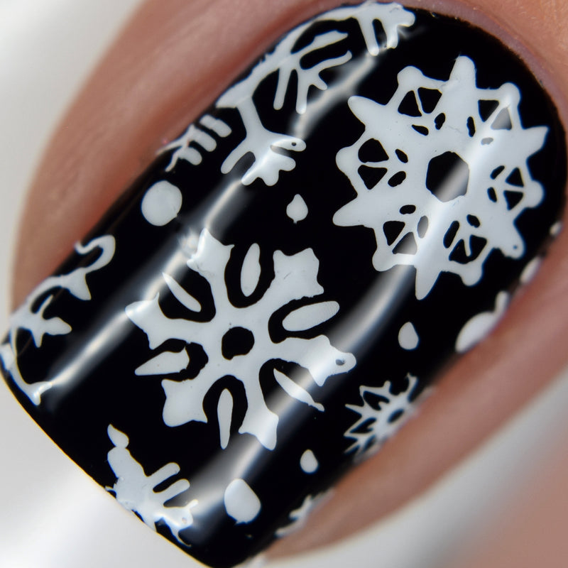 KBShimmer White Here White Now white creme nail polish swatch