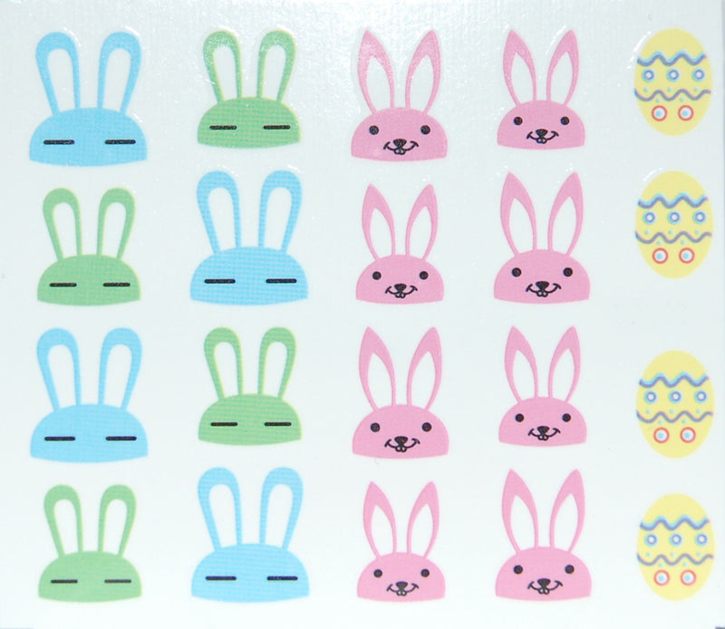 Easter Bunny Water Decals