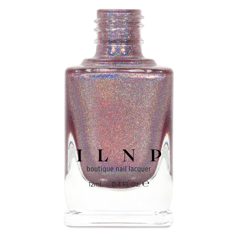 ILNP Get Cozy radiant blush pink ultra holographic nail polish