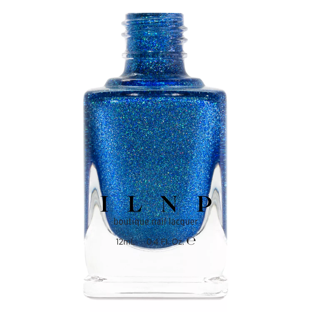 ILNP Serenity pacific blue holographic nail polish