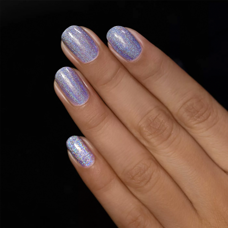 ILNP Utopia light violet ultra holographic nail polish swatch