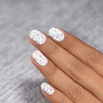 ILNP Confetti multi-coloured metallic flakie topper nail polish swatch