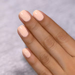 ILNP Cottontail apricot speckled nail polish swatch Hatched Collection
