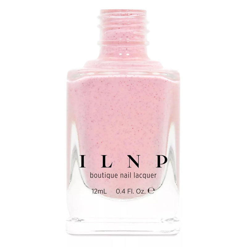 ILNP Sunday pastel pink speckled nail polish Hatched Collection