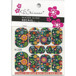 Mod Floral Water Slide Decal