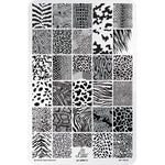 Lina Nail Art Supplies Get Wild 02 stamping plate nail art animal print