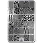 Lina Nail Art Supplies In Motion 02 stamping plate