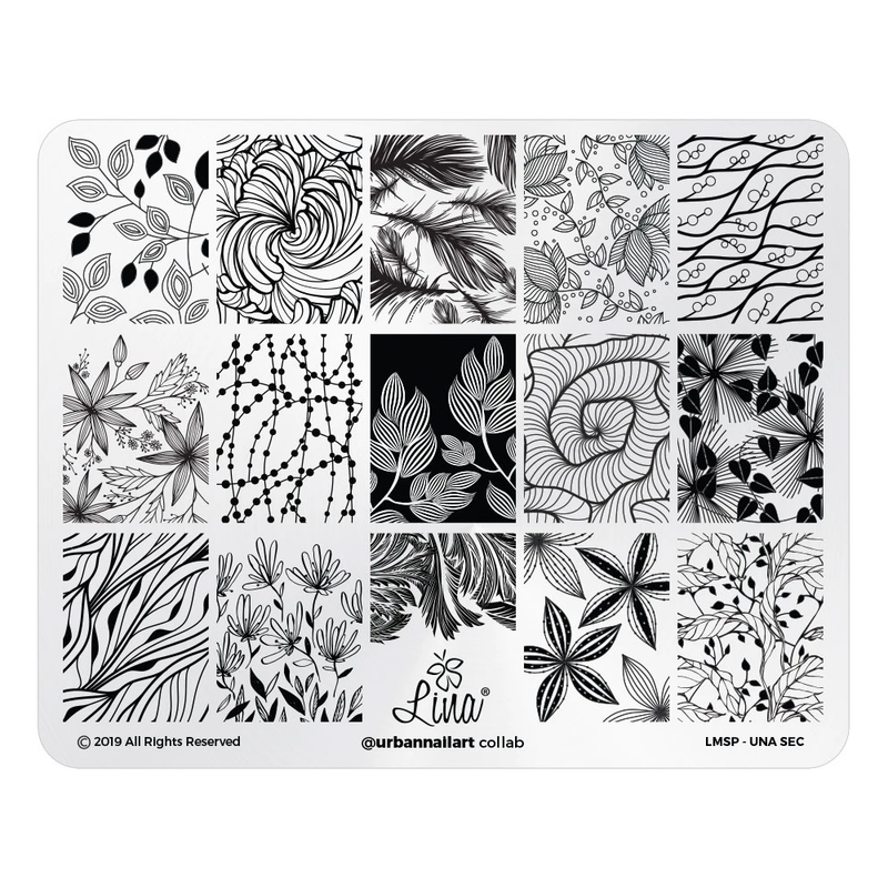 Lina Nail Art Supplies Collaboration Plate - @urbannailart