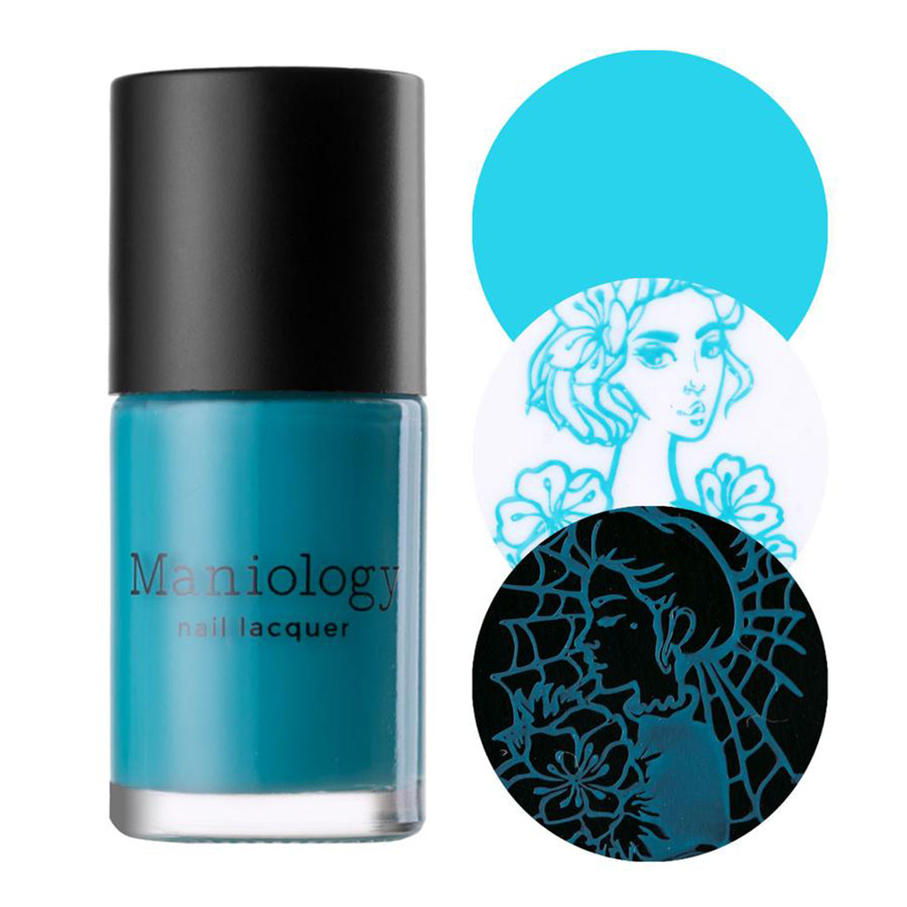 Maniology Frosty Air stamping nail polish Jingle Bell Rock Collection