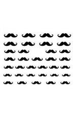 Mustache Water Decals