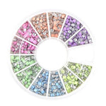 Pastel Fluorescent Round & Square Studs