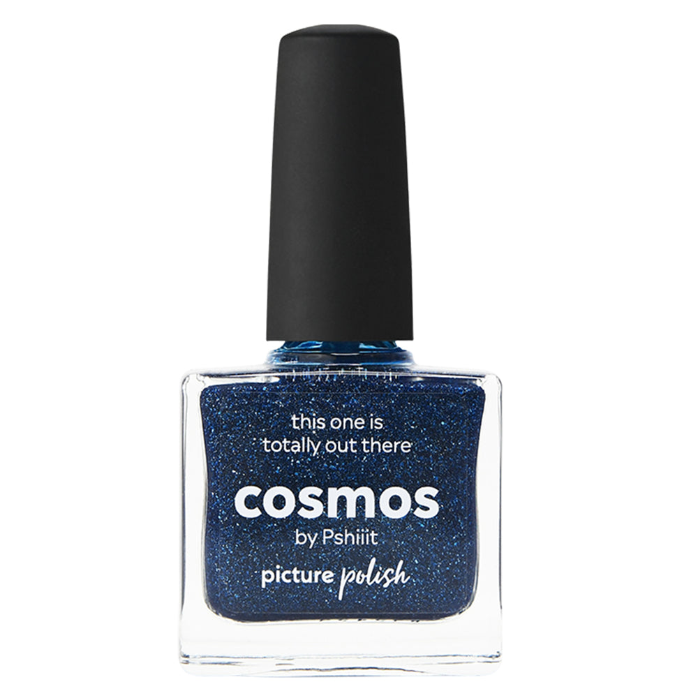 Picture Polish Cosmos dark navy holographic nail polish