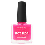 Picture Polish Hot Lips neon pink creme nail polish