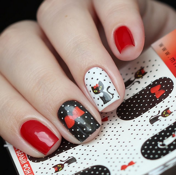 Mod Kitty Water Slide Decal