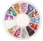 Candy Coloured Heart Shaped Rhinestones