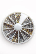 Silver & Gold Mixed Studs