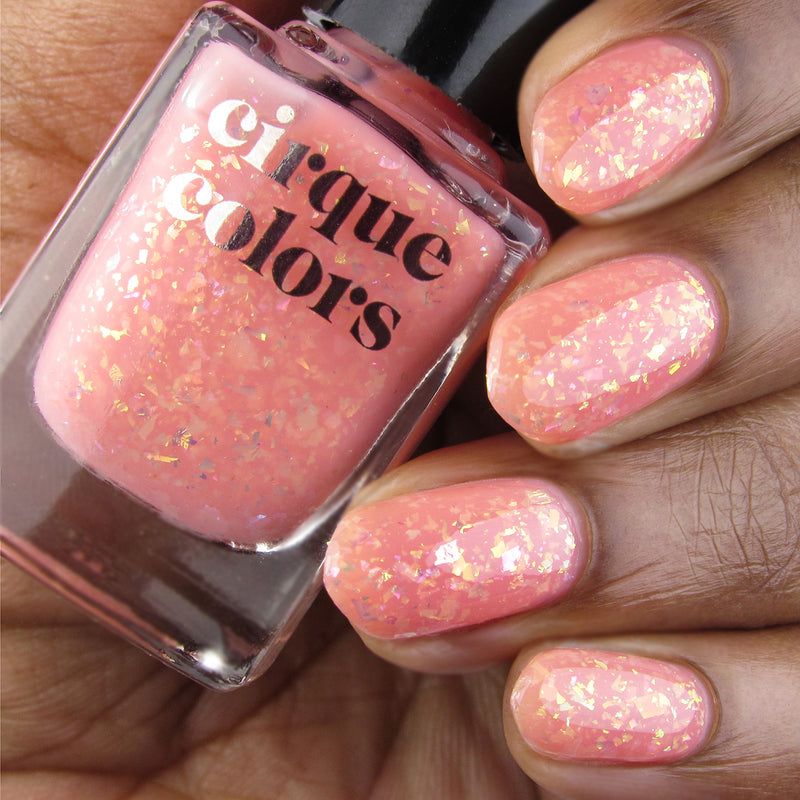 Cirque Colors Pink Lemonade nail polish Candy Coat Collection