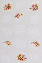 White Lace & Flowers Water Decals
