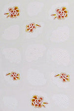 White Lace & Flowers Water Decals