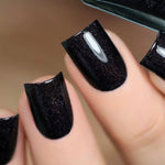 A-England Goth black-red nail polish swatch