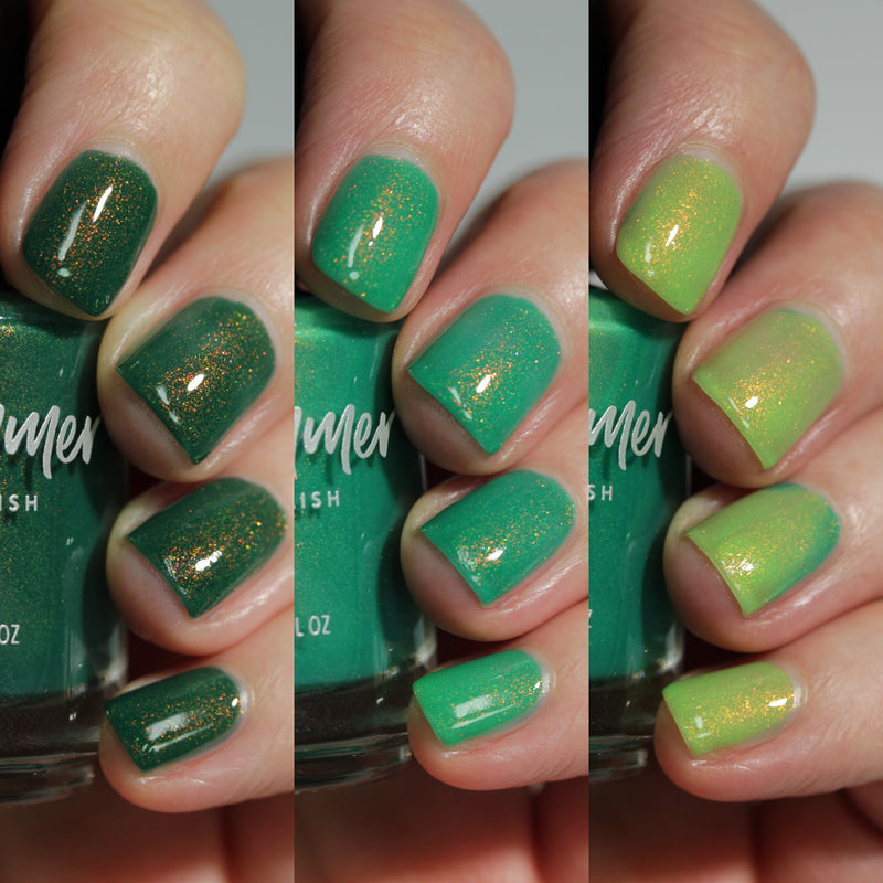 KBShimmer Aloe There tri-thermal nail polish Sun's Out Collection