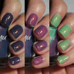KBShimmer Best Buds tri-thermal nail polish Sun's Out Collection