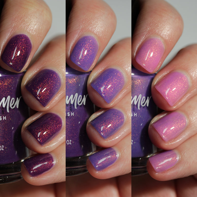 KBShimmer Reel Good Time tri-thermal nail polish Sun's Out Collection