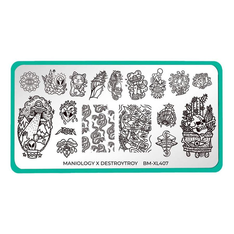 Tattoo Collaboration: Destroy Troy Stamping Plate