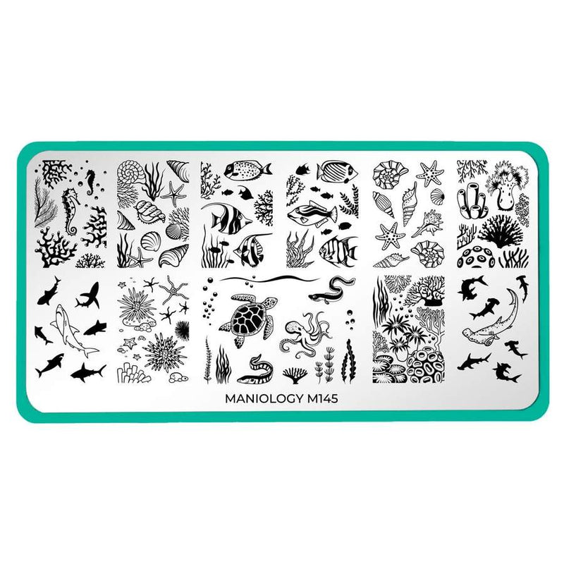 Coral Reef Stamping Plate