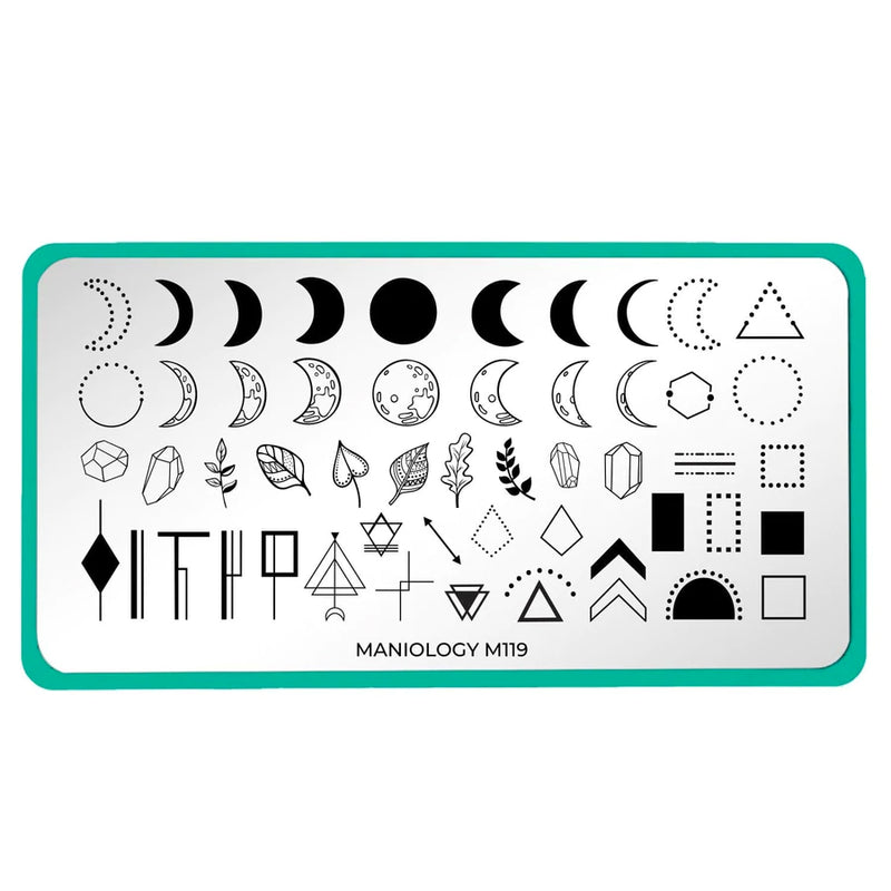 Crystal Moon Stamping Plate