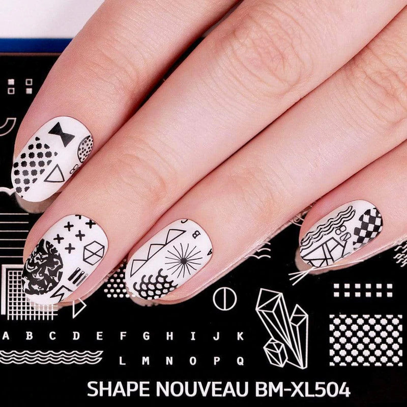 Shape Nouveau: Get with the Program Stamping Plate