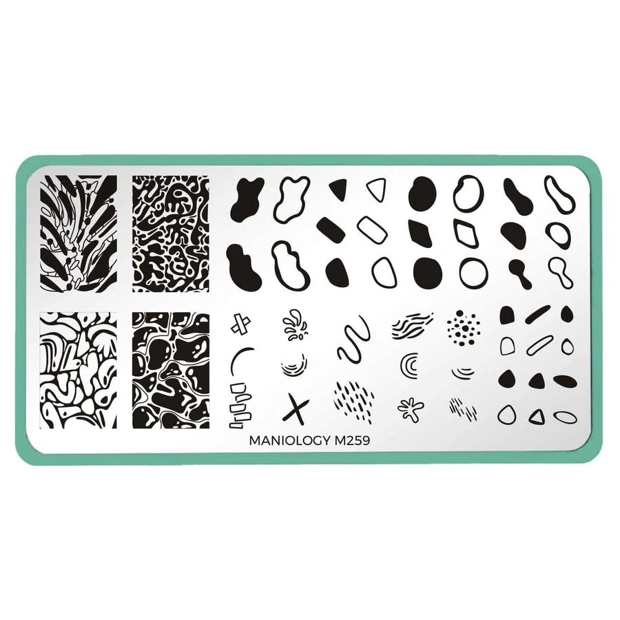 Maniology Kawaii Weather (M279) Nail Stamping Plate