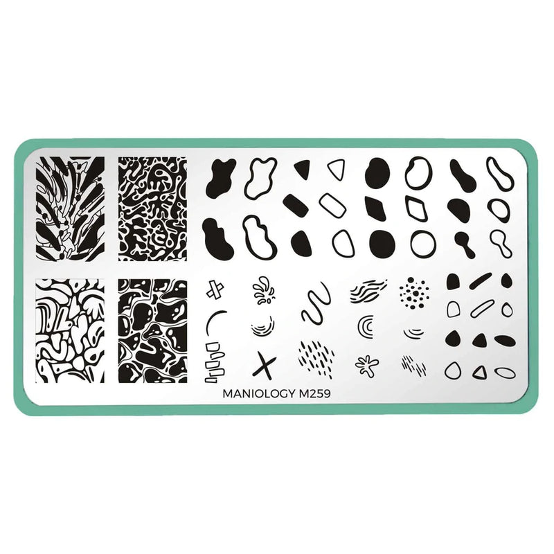 Blips & Blobs Stamping Plate