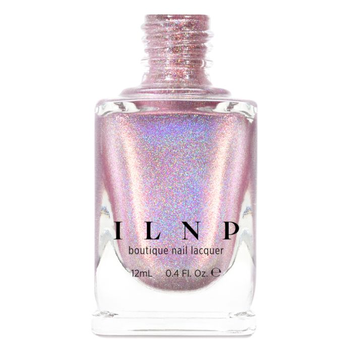 ILNP Morning Rays MAUVE PINK HOLOGRAPHIC SHIMMER NAIL POLISH