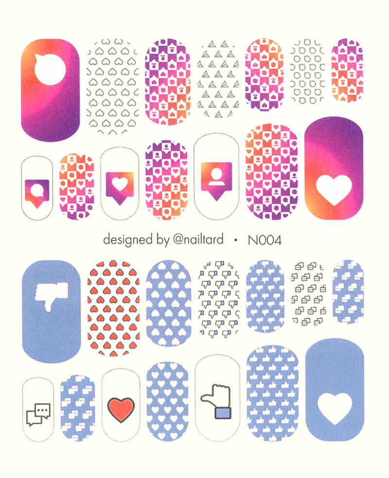 N004 Water Slide Decals